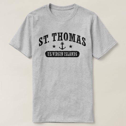 St. Thomas U.S. Jungfrau Islands T-Shirt (Design vorne)