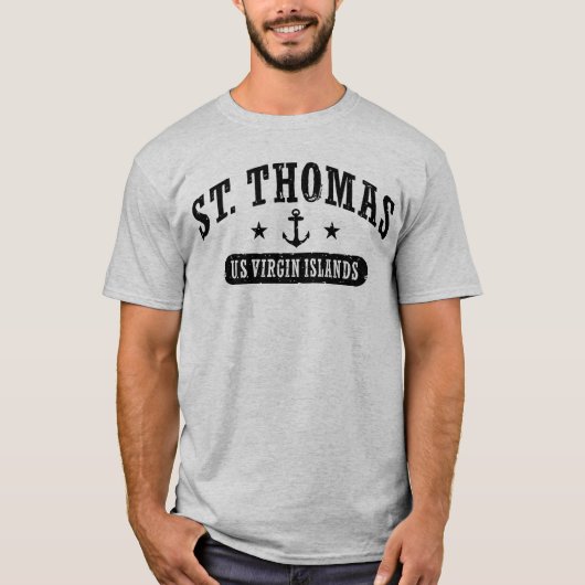 St. Thomas U.S. Jungfrau Islands T-Shirt (Vorderseite)