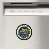 St Thomas U.S. Jungfrau Islands Turtle Abzeichen Magnet (In Situ (Geschirrspüler))