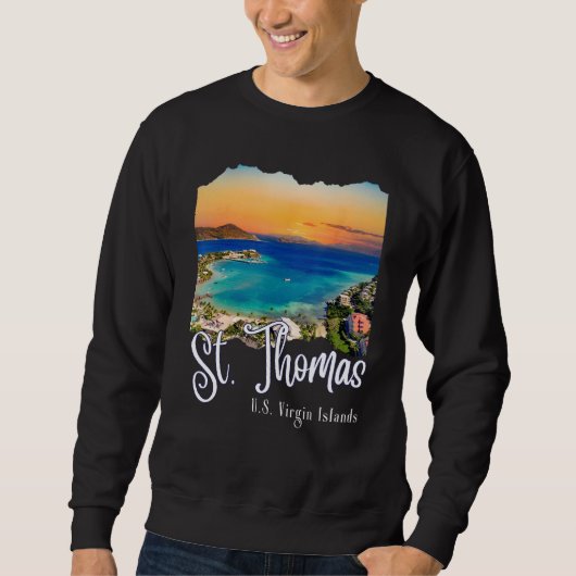 St. Thomas U.S. Jungfrau Islands Vacation - St Tho Sweatshirt (Vorderseite)