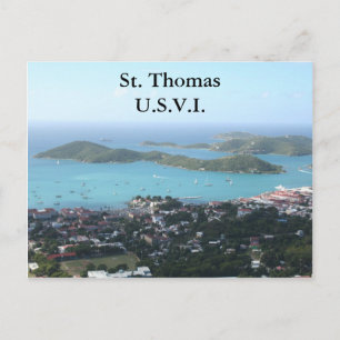 St. Thomas U.S.V.I. Postkarte