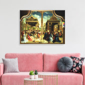 St. Thomas und St. Matthew Altarpiece Leinwanddruck (Insitu (Wohnzimmer))