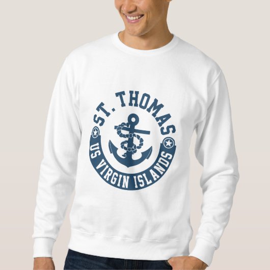 St Thomas US. Die Jungferninseln Sweatshirt (Vorderseite)