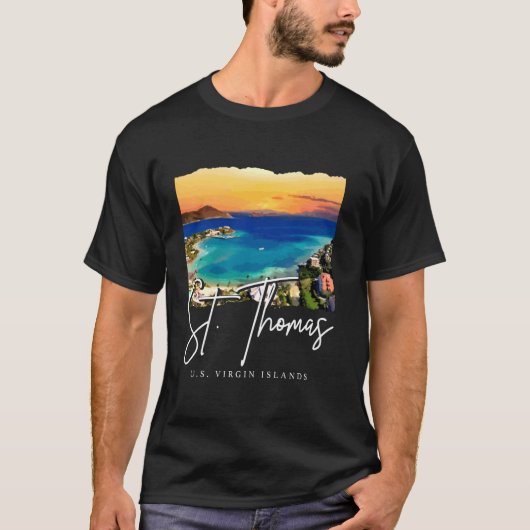 St. Thomas US Jungfrau Islands Beach USVI Pride So T-Shirt (Vorderseite)