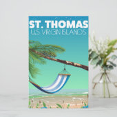 St Thomas US Jungfrau Islands Briefpapier (Stehend Vorderseite)