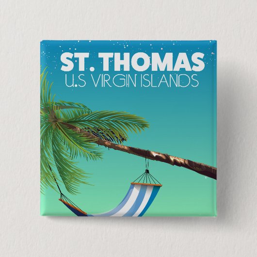 St Thomas US Jungfrau Islands Button (Vorderseite)