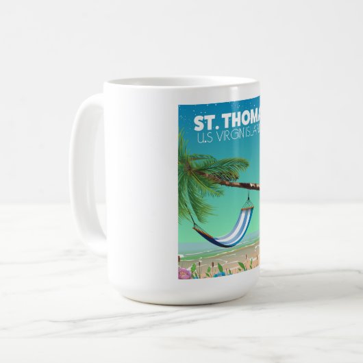 St Thomas US Jungfrau Islands Kaffeetasse (Vorderseite Links)