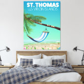 St Thomas US Jungfrau Islands Leinwanddruck (Insitu (Schlafzimmer))