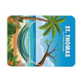 St Thomas us Jungfrau Islands Magnet (Horizontal)