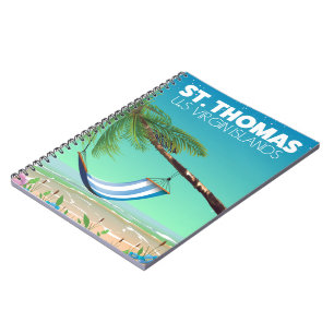 St Thomas US Jungfrau Islands Notizblock