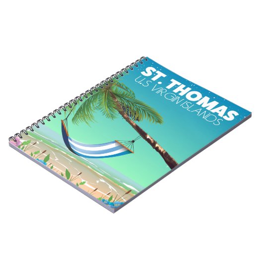 St Thomas US Jungfrau Islands Notizblock (Linke Seite)