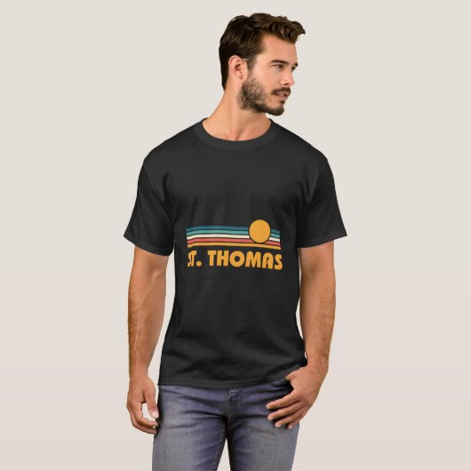 St Thomas Us Jungfrau Islands T-Shirt (Vorne ganz)