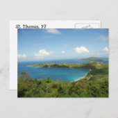 St. Thomas, US-Jungfrau Postkarte (Vorne/Hinten)