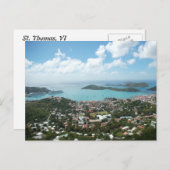 St. Thomas, US-Jungfrau Postkarte (Vorne/Hinten)