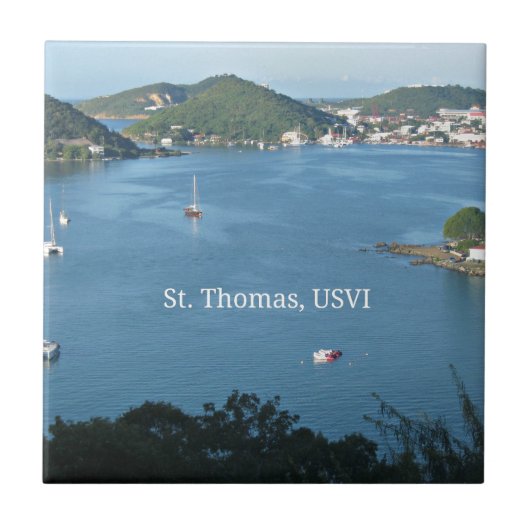 St. Thomas, USVI Fliese (Vorderseite)