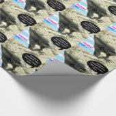 St. Thomas USVI, Iguana am Strand Geschenkpapier (Ecke)