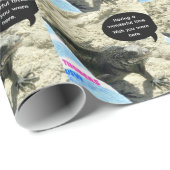 St. Thomas USVI, Iguana am Strand Geschenkpapier (Rolleneckpunkt)