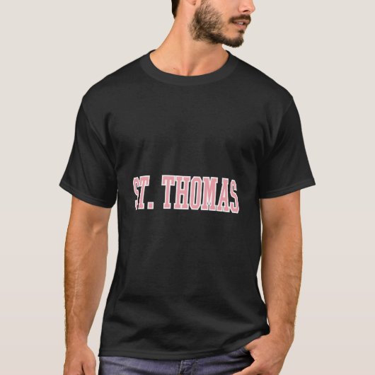 St Thomas Usvi K Uni-Stil T-Shirt (Vorderseite)