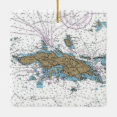St Thomas USVI Keramikornament (Rückseite)