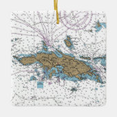 St Thomas USVI Keramikornament (Vorderseite)