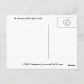 St. Thomas, USVI Postcard Postkarte (Rückseite)