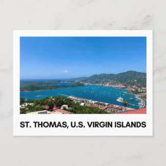 St. Thomas, USVI Postcard Postkarte