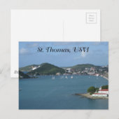 St. Thomas USVI Postkarte (Vorne/Hinten)