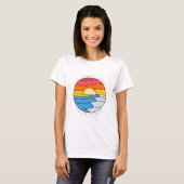 St. Thomas USVI Vintag Beach Sunset T-Shirt (Vorne ganz)