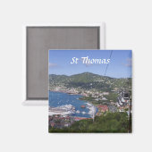 St Thomas View Magnet (Vorderseite/Rückseite)