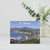 St Thomas View Postkarte (Stehend Vorderseite)