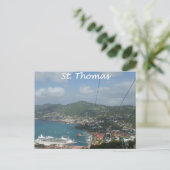 St Thomas View Postkarte (Stehend Vorderseite)