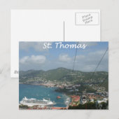 St Thomas View Postkarte (Vorne/Hinten)