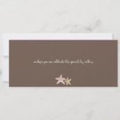 St. Thomas Wedding Boarding Pass Save The Date (Rückseite)