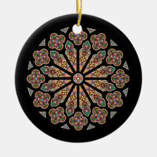 St- Thomasfensterverzierung Keramikornament