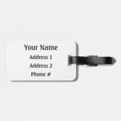 St- ThomasGepäckanhänger Gepäckanhänger (Rückseite horizontal)