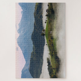 St Thomaskirche und -berge in Slowenien Puzzle