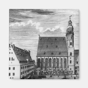 St Thomaskirche und -schule in Leipzig, 1723 Magnet