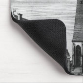 St Thomaskirche und -schule in Leipzig, 1723 Mousepad (Ecke)