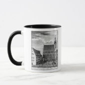 St Thomaskirche und -schule in Leipzig, 1723 Tasse (Links)