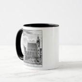 St Thomaskirche und -schule in Leipzig, 1723 Tasse (Vorderseite Links)