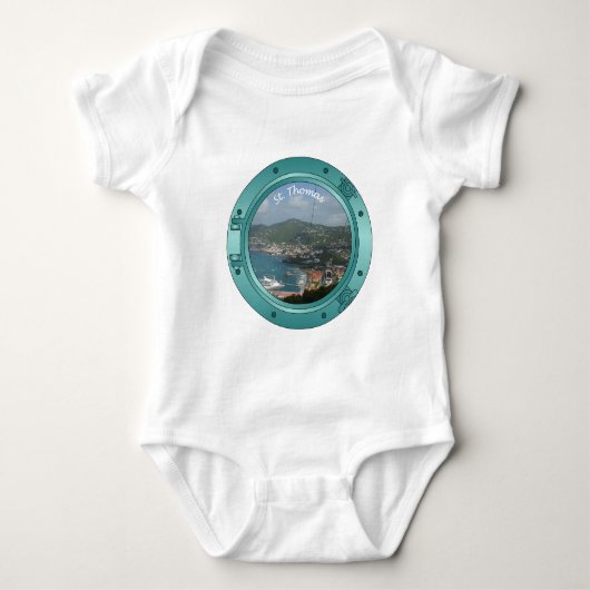 St- Thomasöffnung Baby Strampler (Vorderseite)