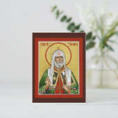 St. Tikhon Prayer Card Postkarte (Stehend Vorderseite)
