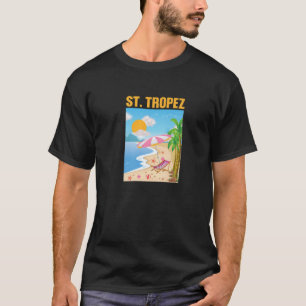 St Tropez Cote D'azur Cannes Paris Frankreich T-Shirt