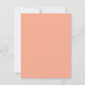 St. Tropez Destination Hochzeit RSVP Karte (Rückseite)