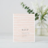 St. Tropez Destination Wedding  RSVP Karte (Stehend Vorderseite)
