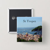 St Tropez Frankreich Button (Vorne & Hinten)