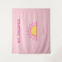 St Tropez, Frankreich, Sunset, Travel Art, Pink