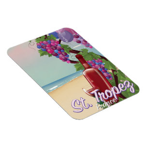 st. Tropez Frankreich Weinreisepaket Magnet