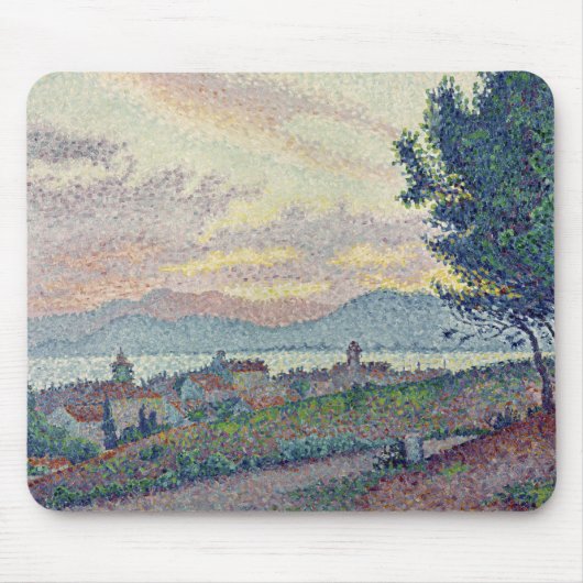 St Tropez, Kiefernholz, 1896 Mousepad (Vorne)