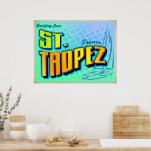 ST. TROPEZ-Plakat Poster (Küche)